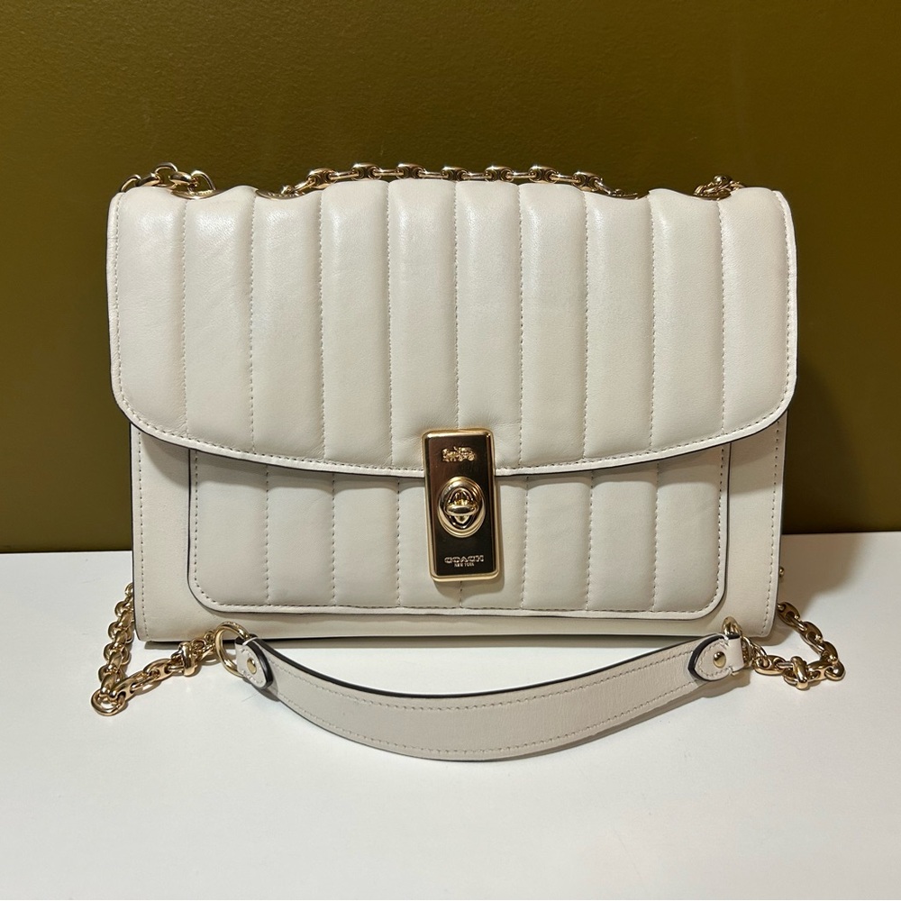 Coach Lane Shoulder Bag With Puffy Linear Quilting